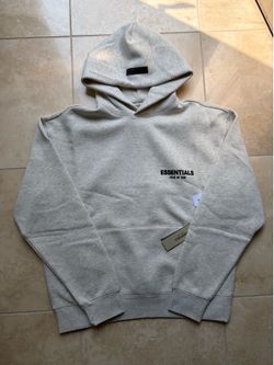 Light oatmeal essential hoodie