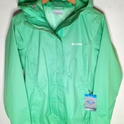 Green Columbia Windbreaker- Women's Size Small 