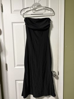 Windsor Black Strapless Dress
