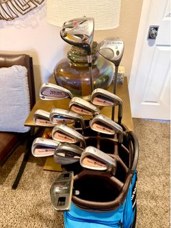 14PC MENS TAYLORMADE GOLF CLUBS SET ALL GRAPHITE PLUS TM BAG ANS PUTTER!