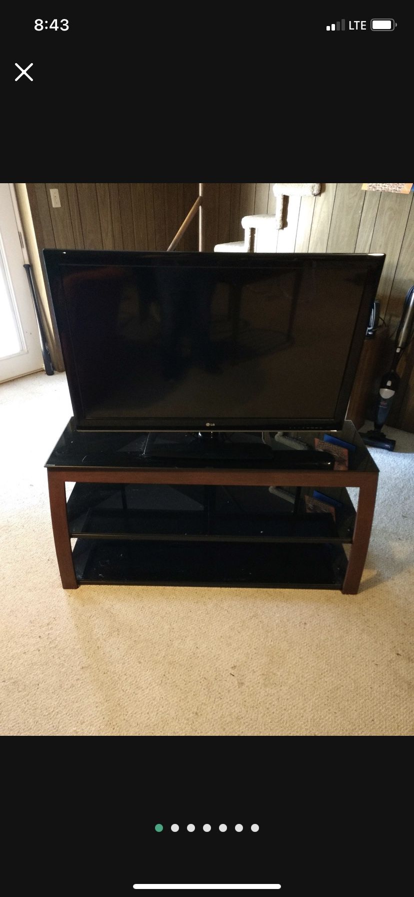 Glass Entertainment Stand