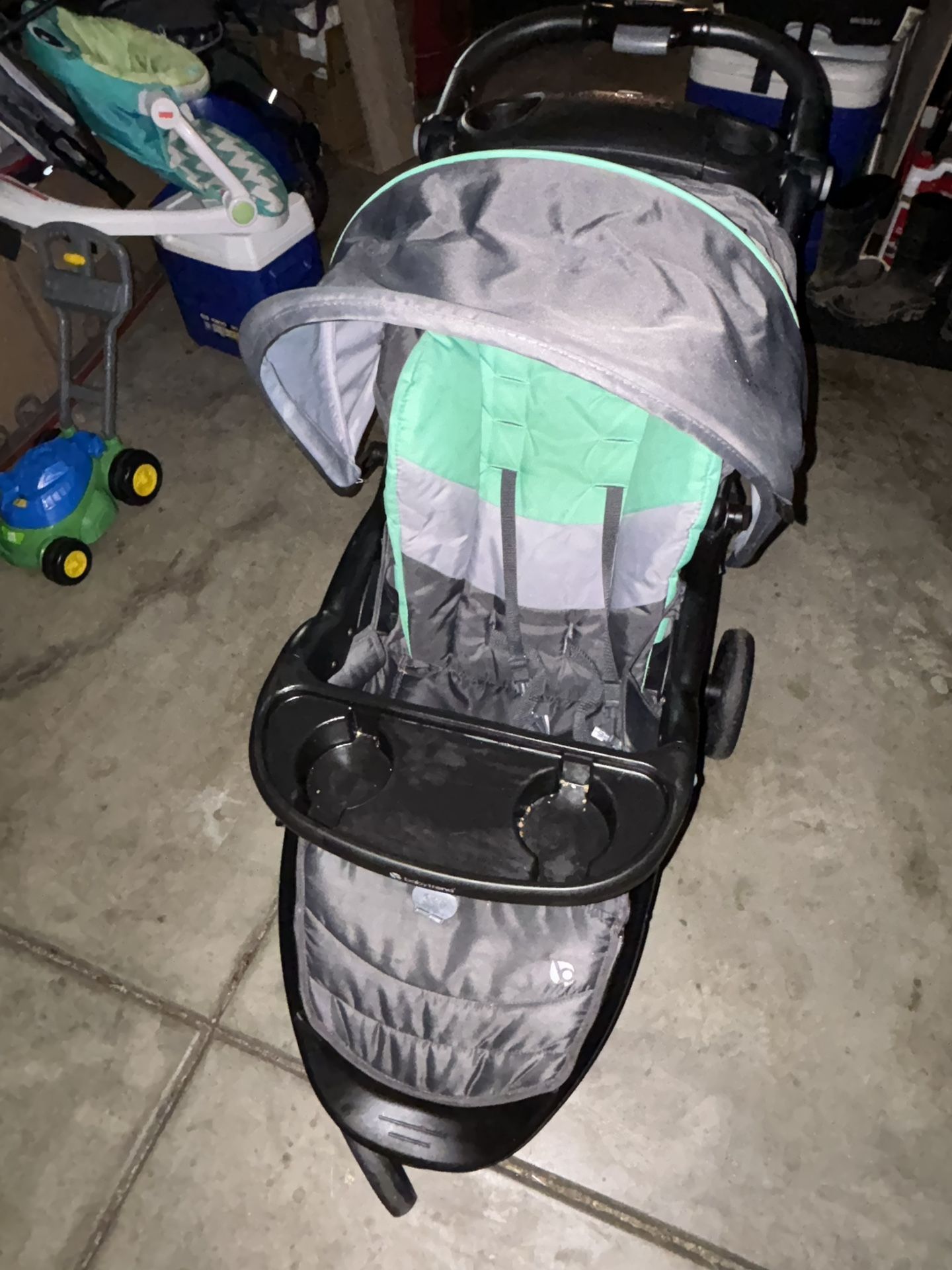 Three Piece Stroller With Car seat And Base.