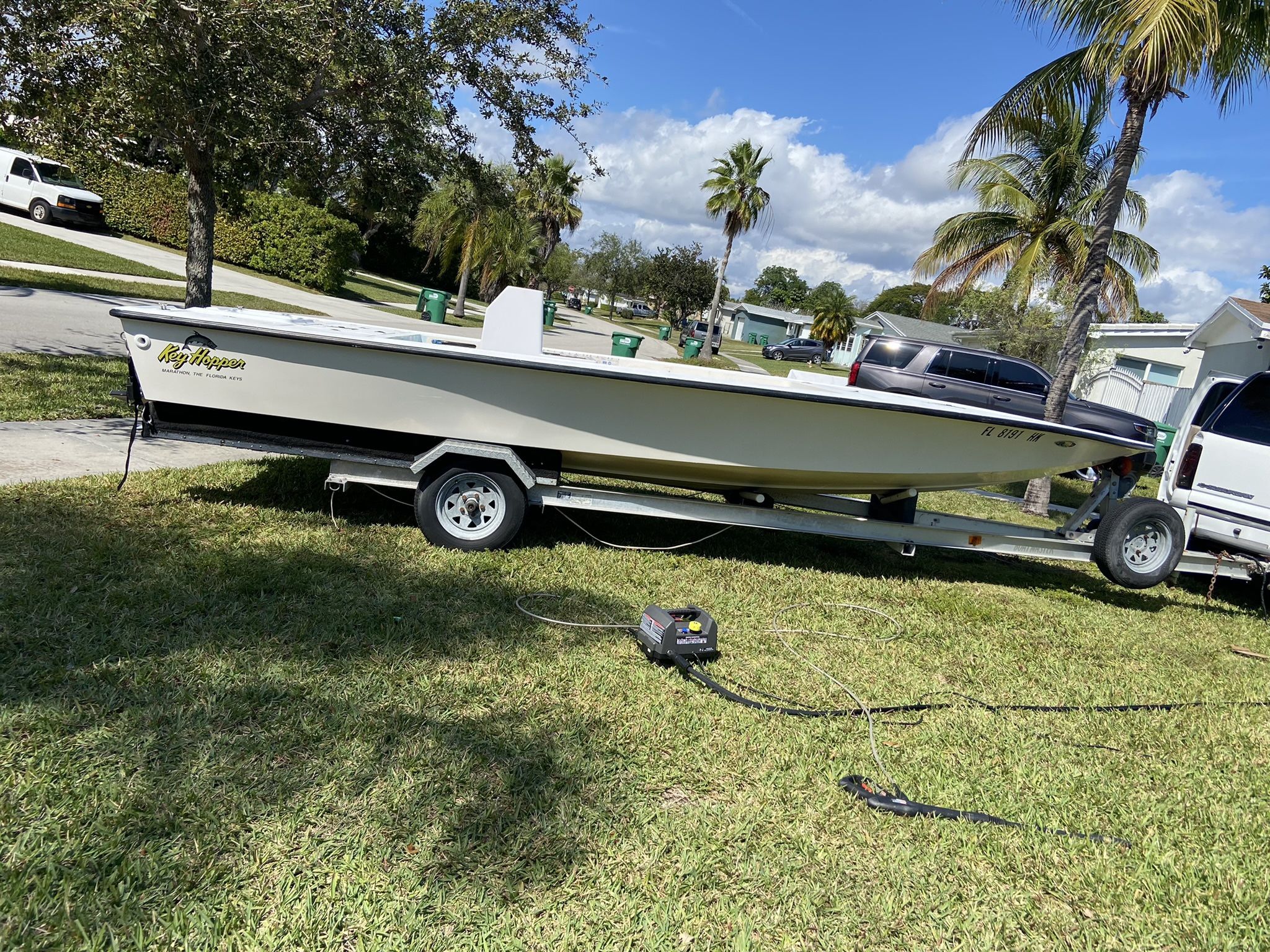 20 Key Hopper Composite Flats Boat Sale Trade
