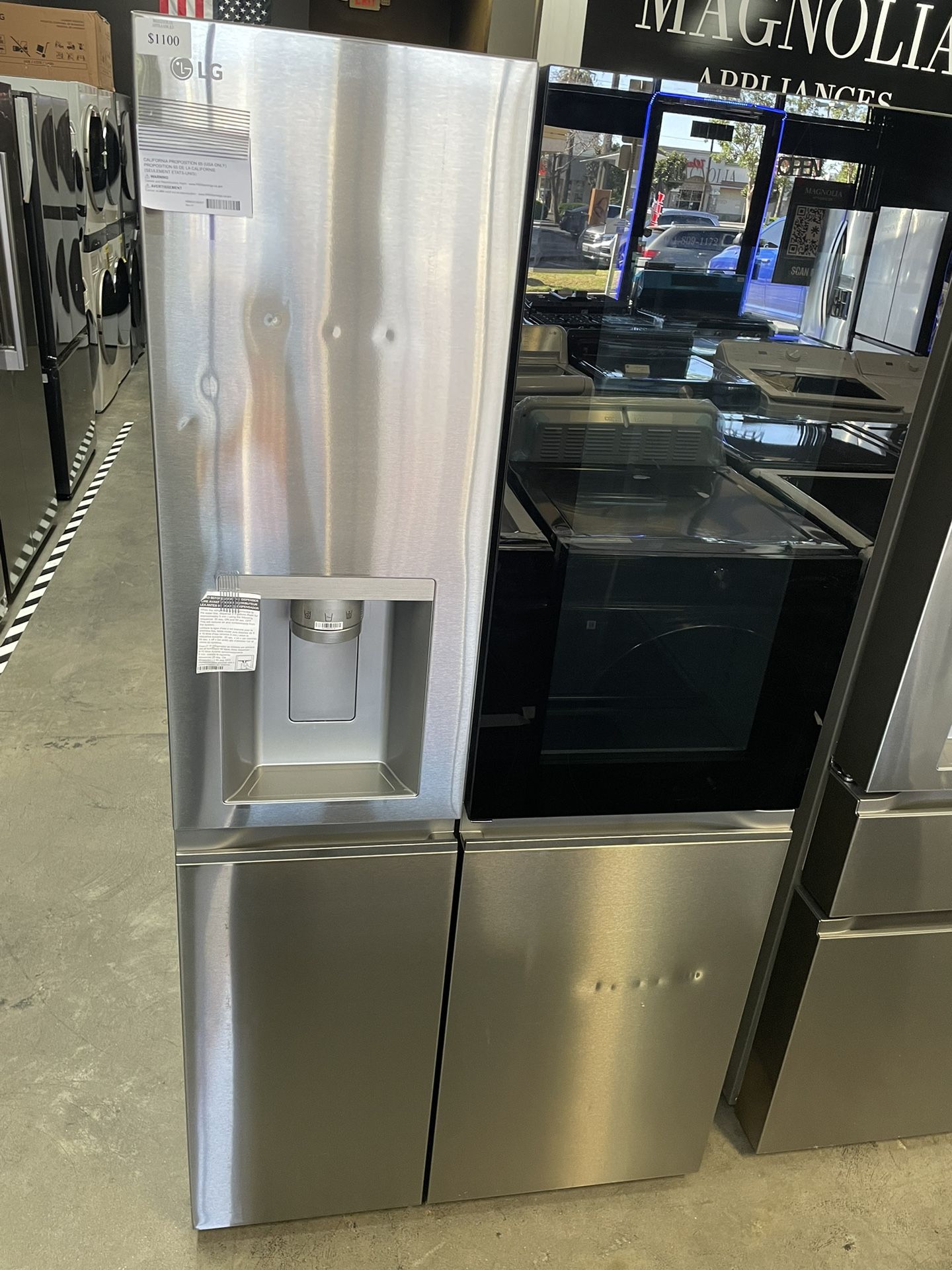 Lg Side By Side InstaView Refrigerator With Door In Door 