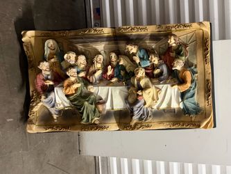 Last Supper 3D Resin Wall Plaque