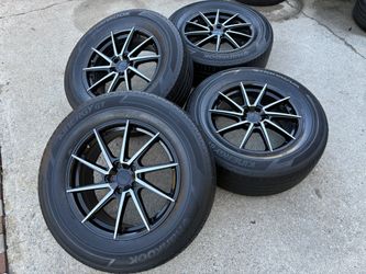 rims  black rines 5x114.3 wheels Fits Infiniti M35 G35 G37 Q40 Accord Civic Mustang Lancer Altima Maxima Wrx Camry Mazda Scion Acura Lexus Kia Dodge 