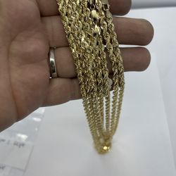 14 K Gold Chain Solid New 