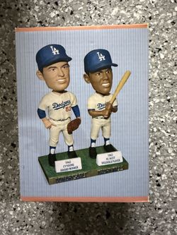 Don Drysdale/Maury Wills Bobblehead 