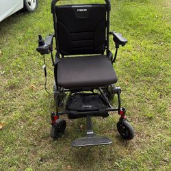 PRIDE lightweight  Electronic Wheel Chair.