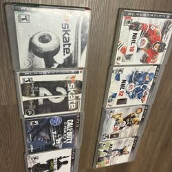 8 PS3 Games.  They All Are Pretty Much Brand New and All Work