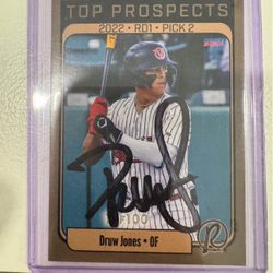 Drew Jones Baseball Card 