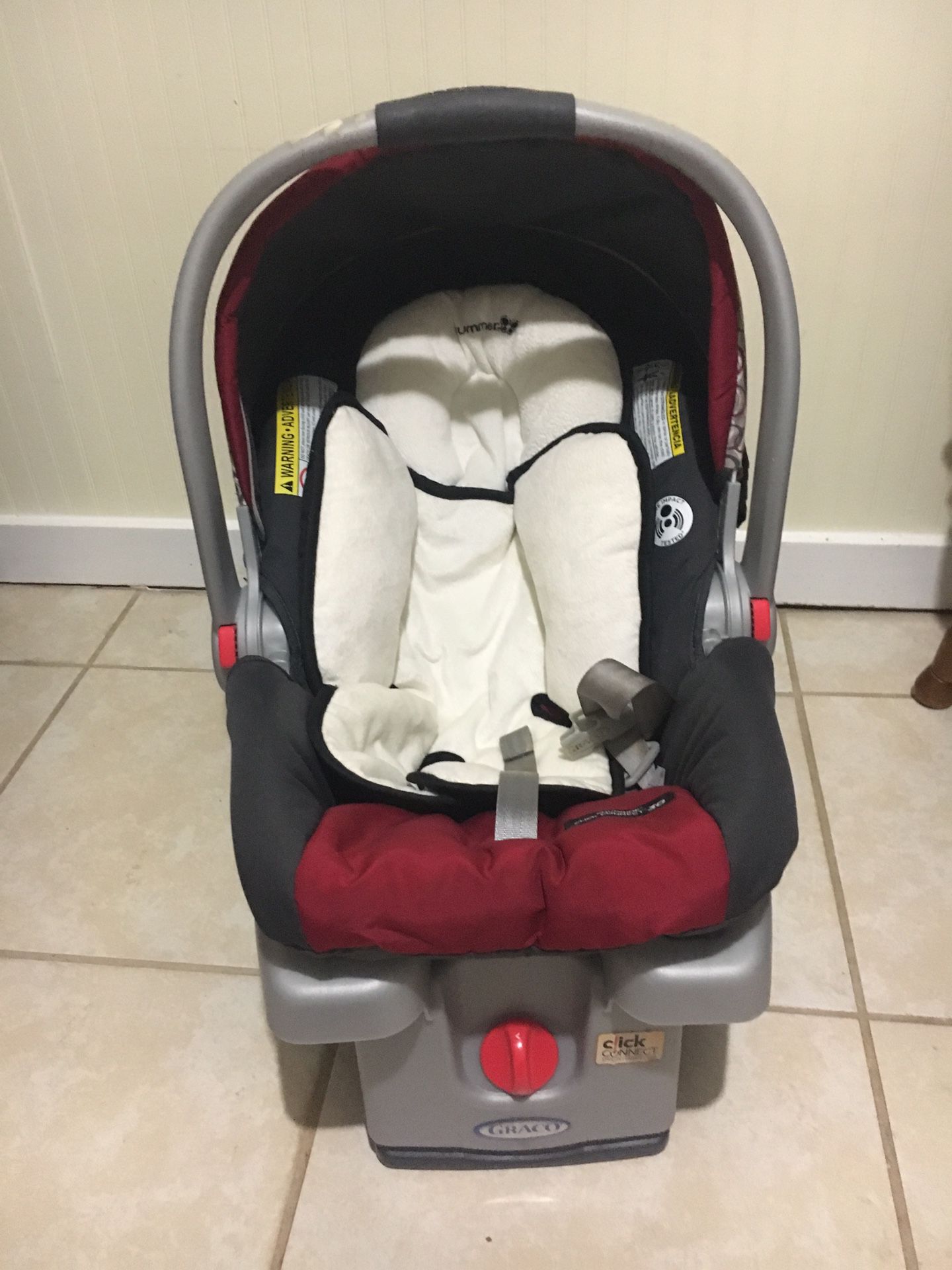 Car seat with base