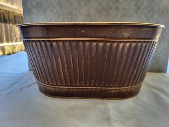 Metal Basket: Bronzed Colored