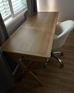 Desk and chair
