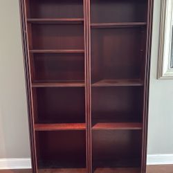 2- Mahogany Book Shelves