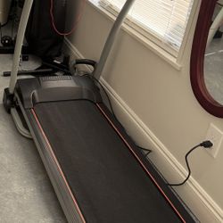 Merax Inclined treadmill with handle, 3-in-1 portable treadmills for home and office, foldable treadmills with 300 pounds weight capacity, 3.0 HP sile