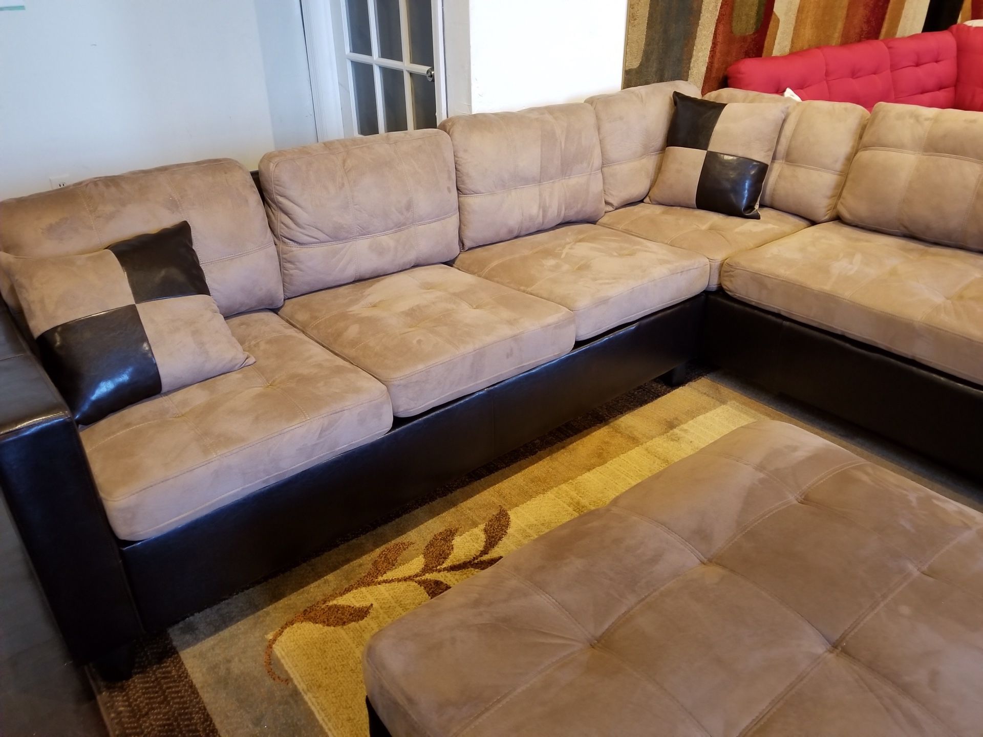 Microsuede Sectional New Major Sale For Sale In Hempstead Ny Offerup