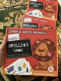 Matching Letter Game,Letter Spelling and Reading Memory Game for Preschool Kindergarten Letter Writing and Matching Games for Kids Educational Word L