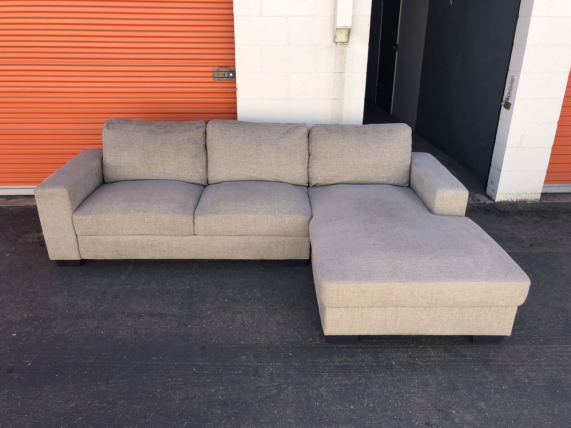 Light Gray Sectional Couch -I can deliver