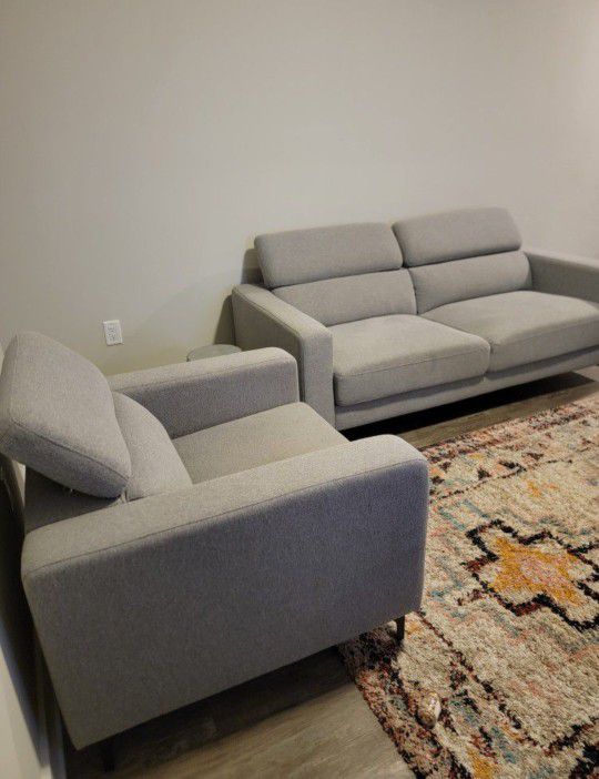 City Furniture Couch & Chair Set