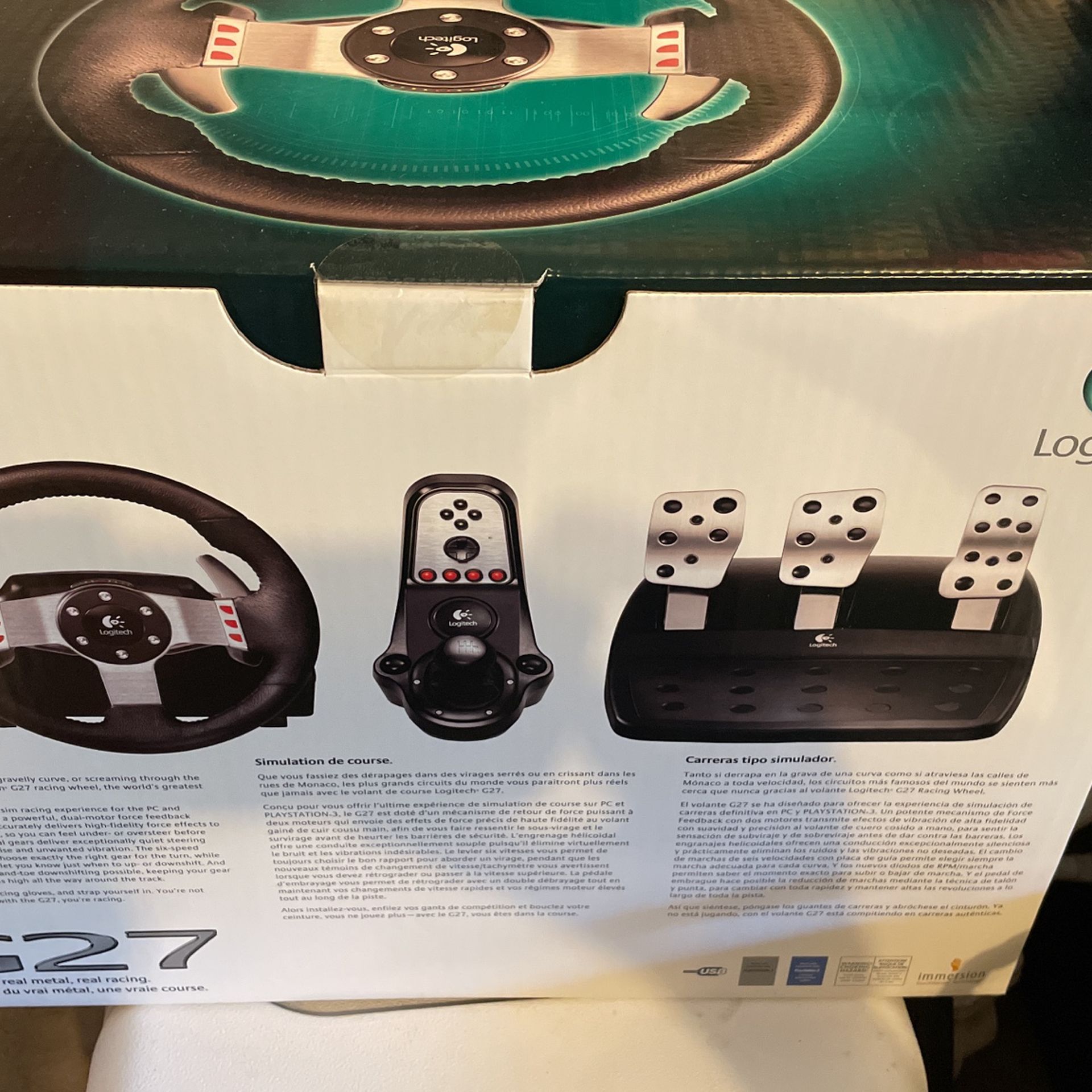 Buy Logitech G27 Racing Wheel (PC, PS3) (Pre-owned) - GameLoot