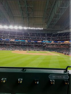 Two Astros Crawford box front row seats 8/21
