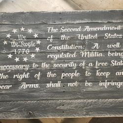Second Amendment Sign