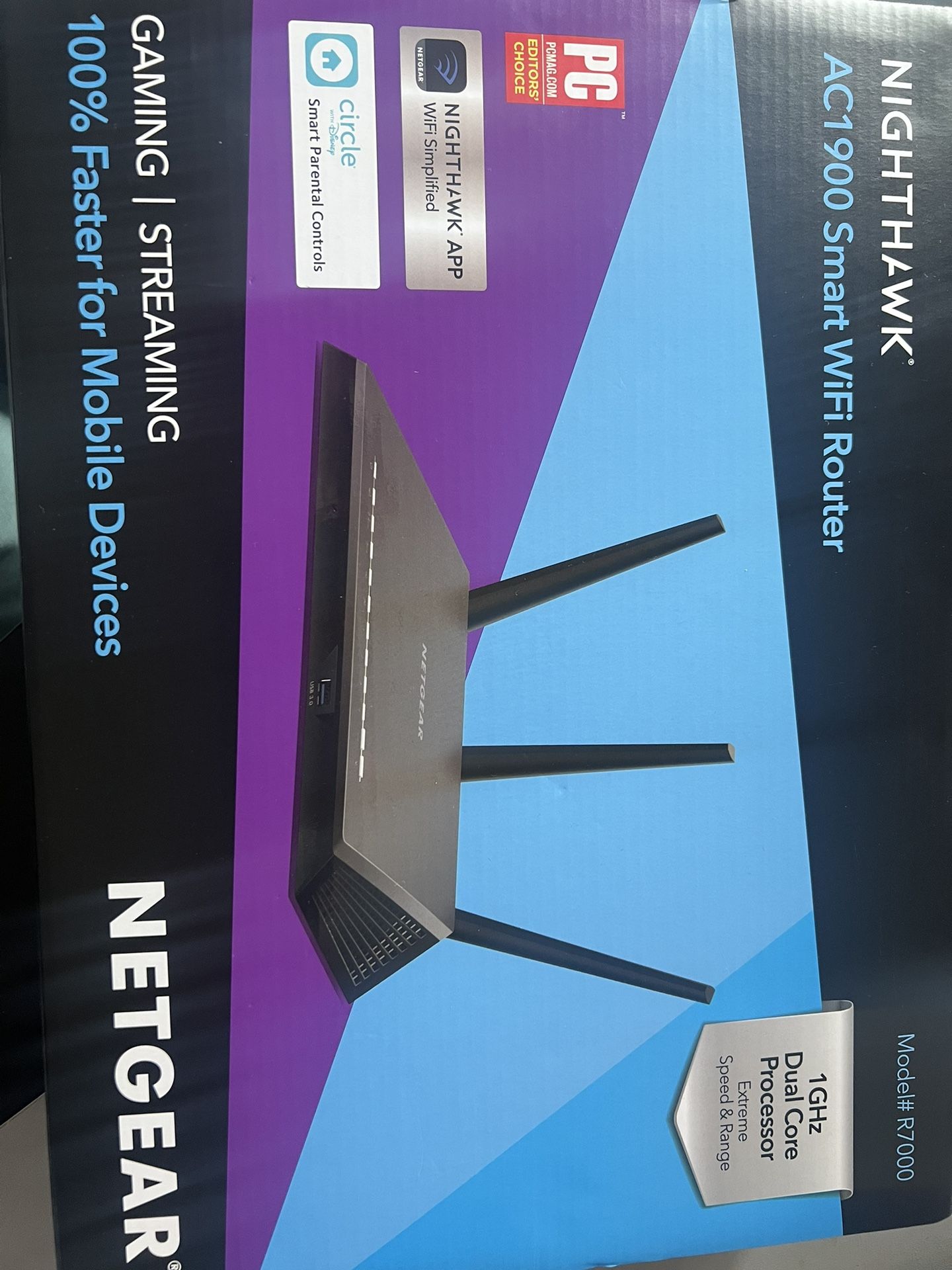 NETGEAR  Nighthawk R7000 AC1900 Smart WiFi Router