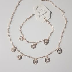 necklaces and bracelet