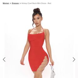 Red Dress Size Xl