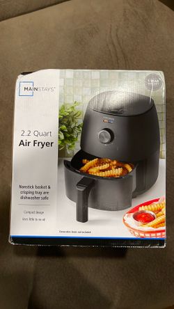 BRAND NEW Mainstays 2.2 Qt Compact Air Fryer – Black (Sealed Box)