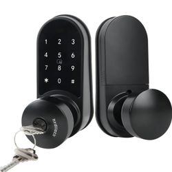 Electronic Door Lock with Touchscreens,Door Locks for Front Door, Electronic Door Knob with/IC Card/Password/Key,Digital Door Lock with Keypad