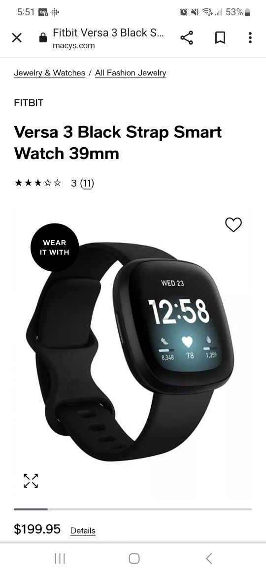 Fitbit Versa 3