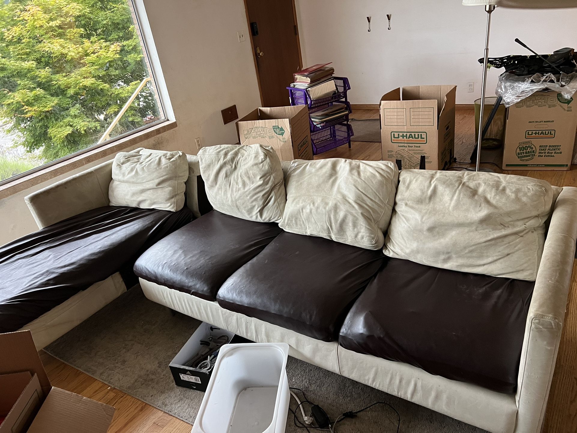 Room And Board Leather Couch