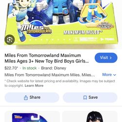 Miles From Tomorrowland Maximum Visit > Miles Ages 3+ New Toy Bird Boys Girls...