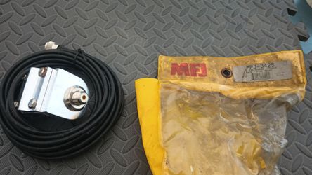 MFJ-342S Mirror/Pipe Mobile Mount, SO-239 W/17 ft Coax Cable