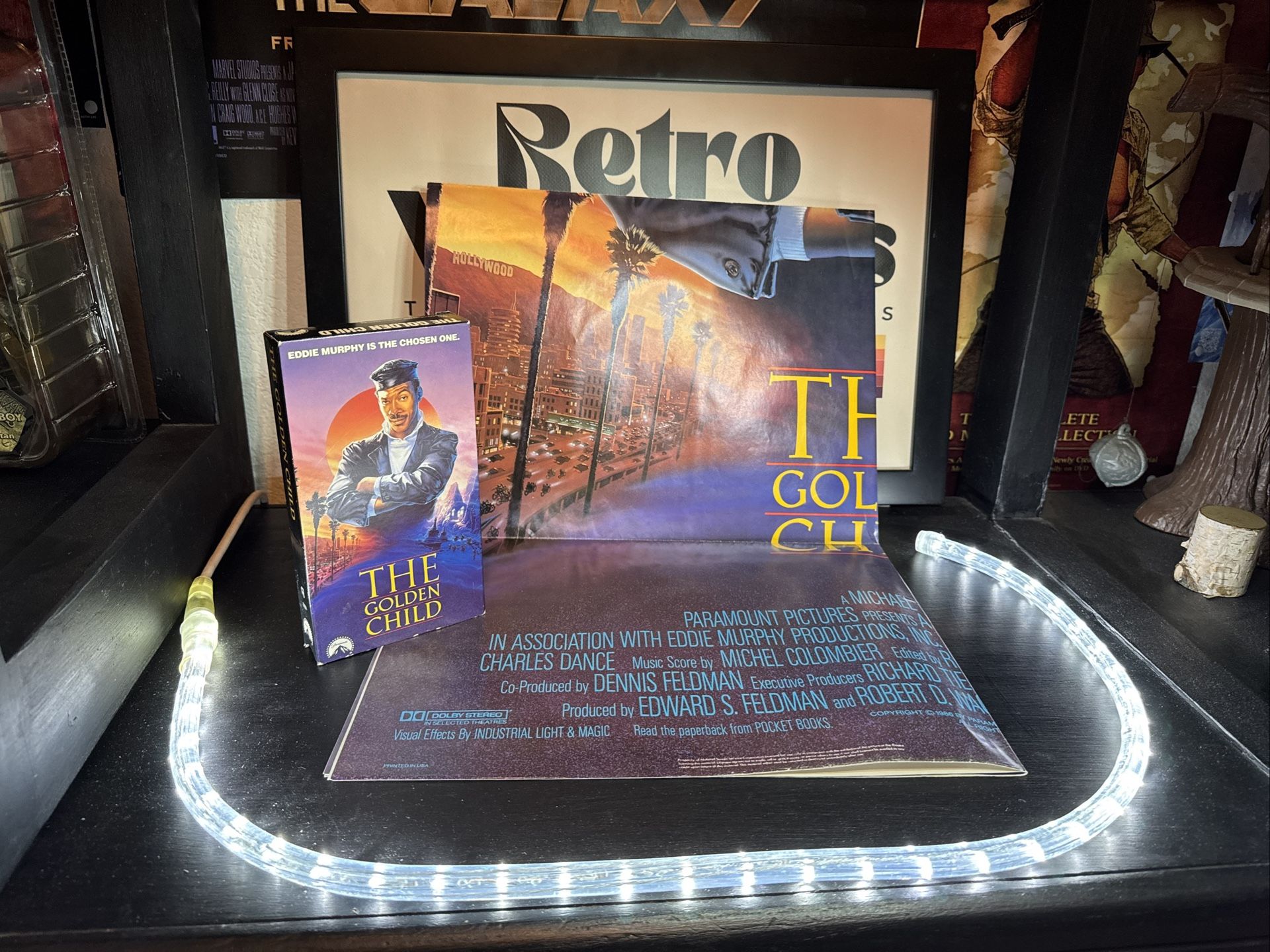 The Golden Child Movie 1986 Theater Poster One Sheet 27x41 Folded W VHS VG+