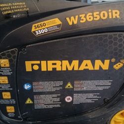 Firman Generator With Remote Start