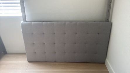 New Grey Queen headboard