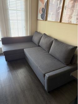 Sleeper Sectional Sofa with Storage – Pickup Only