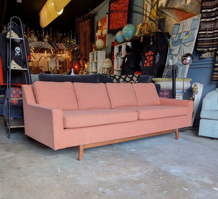 Salmon MCM Sofa At BoneJax