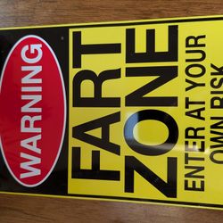 Shipping Available: Novelty Fart Joke Wall Plaque 