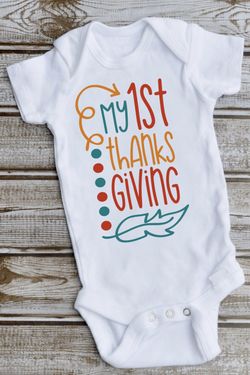 1st thanksgiving onesie