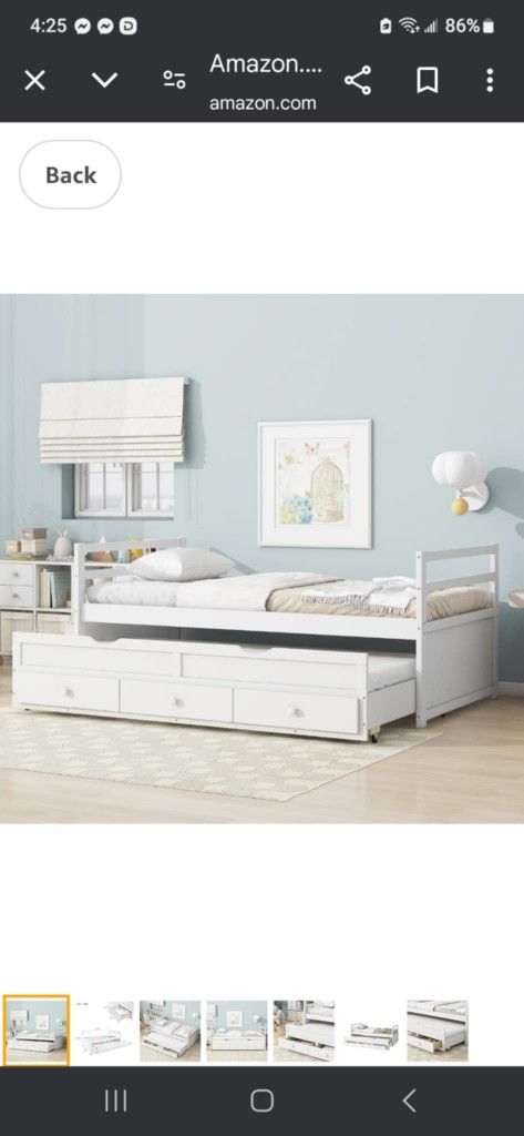 Twin Size Day Bed With Trundle