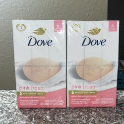 Dove Pink Beauty 6ct Bar Soap Set
