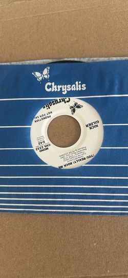 NICK GILDER * 45 * Rock Me * 1979 * Stereo / Mono ,Vinyl DJ Promo