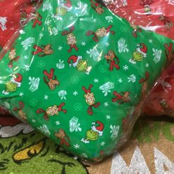 Grinch Christmas Pillow