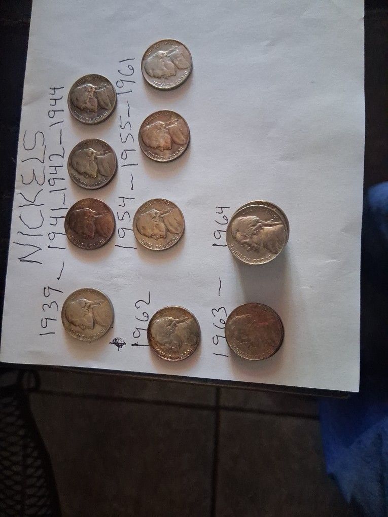 Old Nickels Up For Sale --- Serious Persons Please