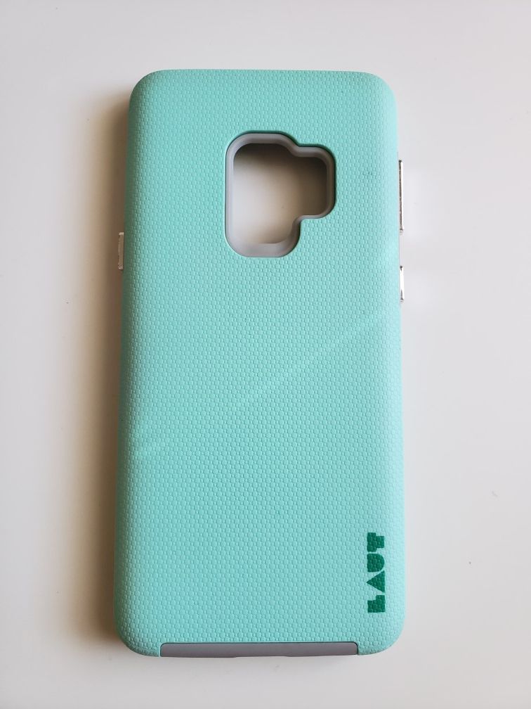 LAUT Shield GALAXY S9 Case Mint Durable Protective Hybrid Phone Cover.