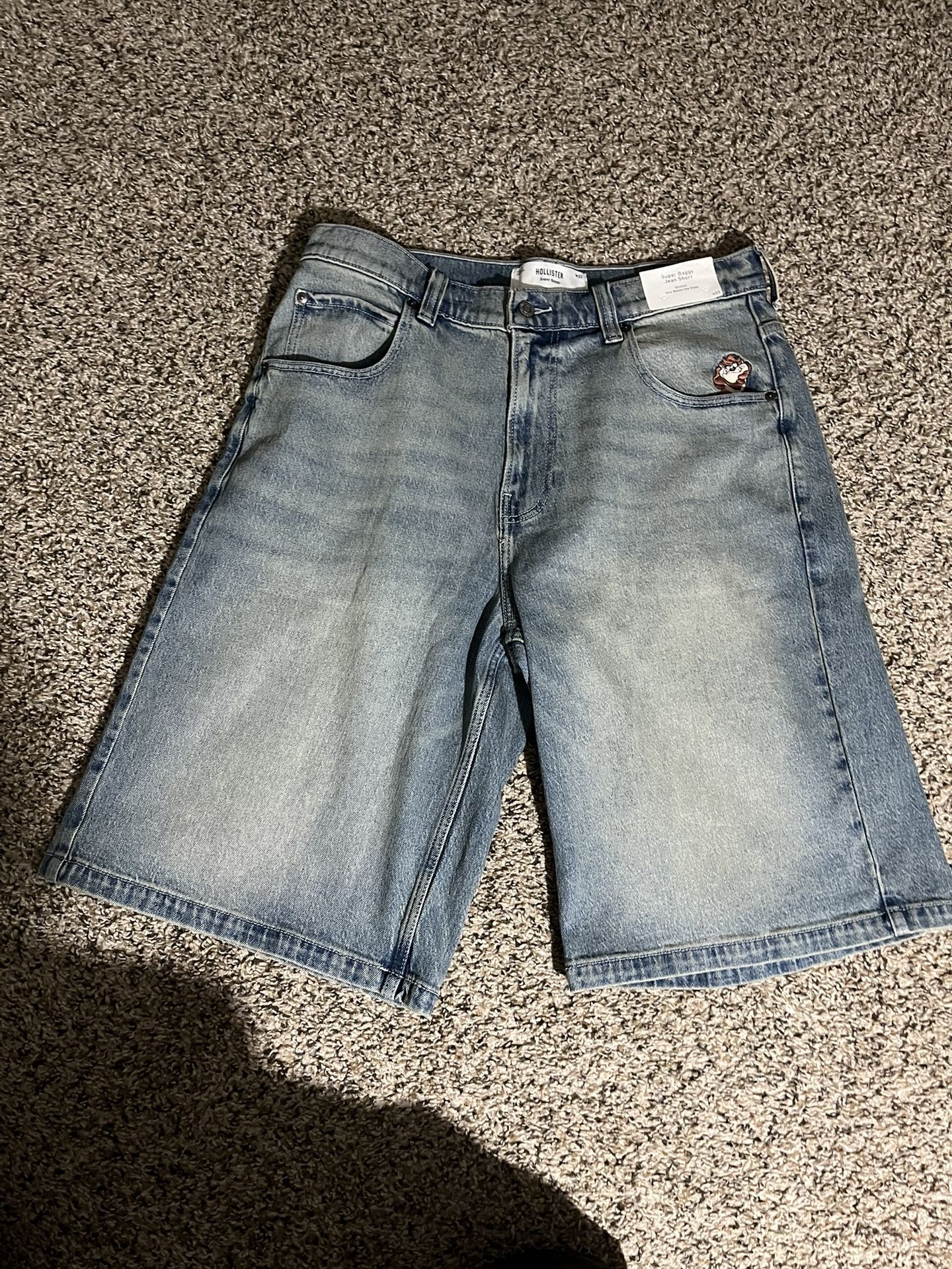 Light Blue Denim Shorts